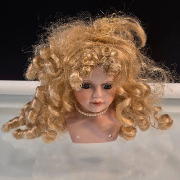 Goldenvale 1-2000 Porcelain Doll Parts 5 Piece Lot Head Arms Legs As Is - Picture 2 of 7